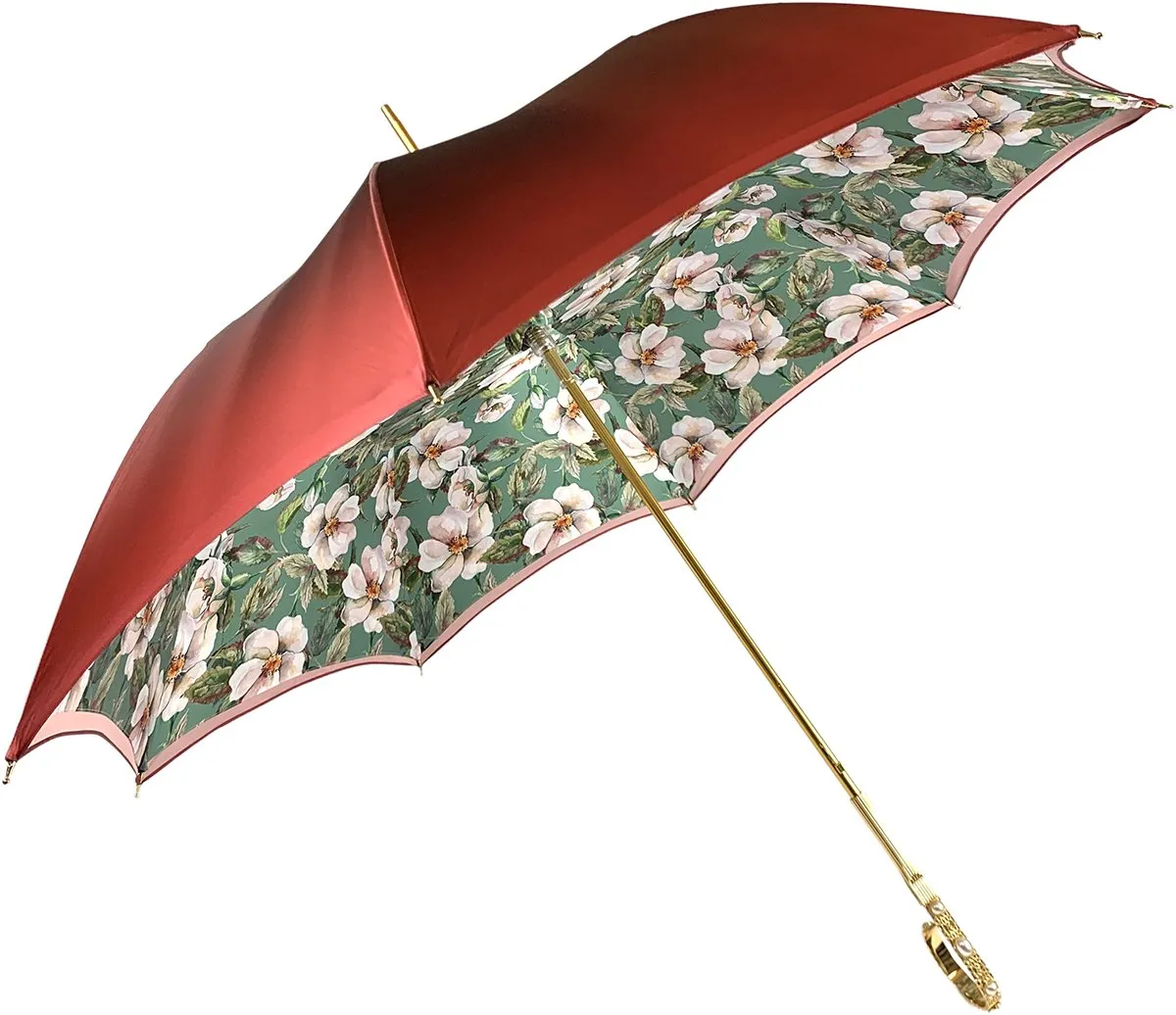 Nice And Elegant Flowered Umbrella