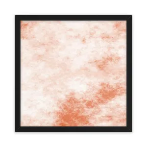 Orange Cloud Framed Poster