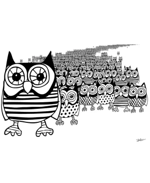 Owl Migration - Print/ Framed Print