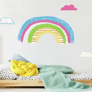 Pattern Rainbow Peel and Stick Giant Wall Decals