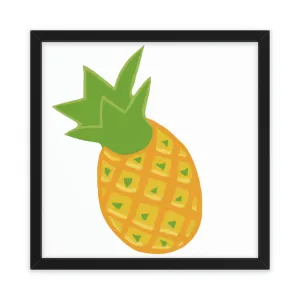 Pineapple Framed Poster