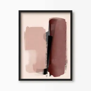 Pink Shades Abstract Art Print