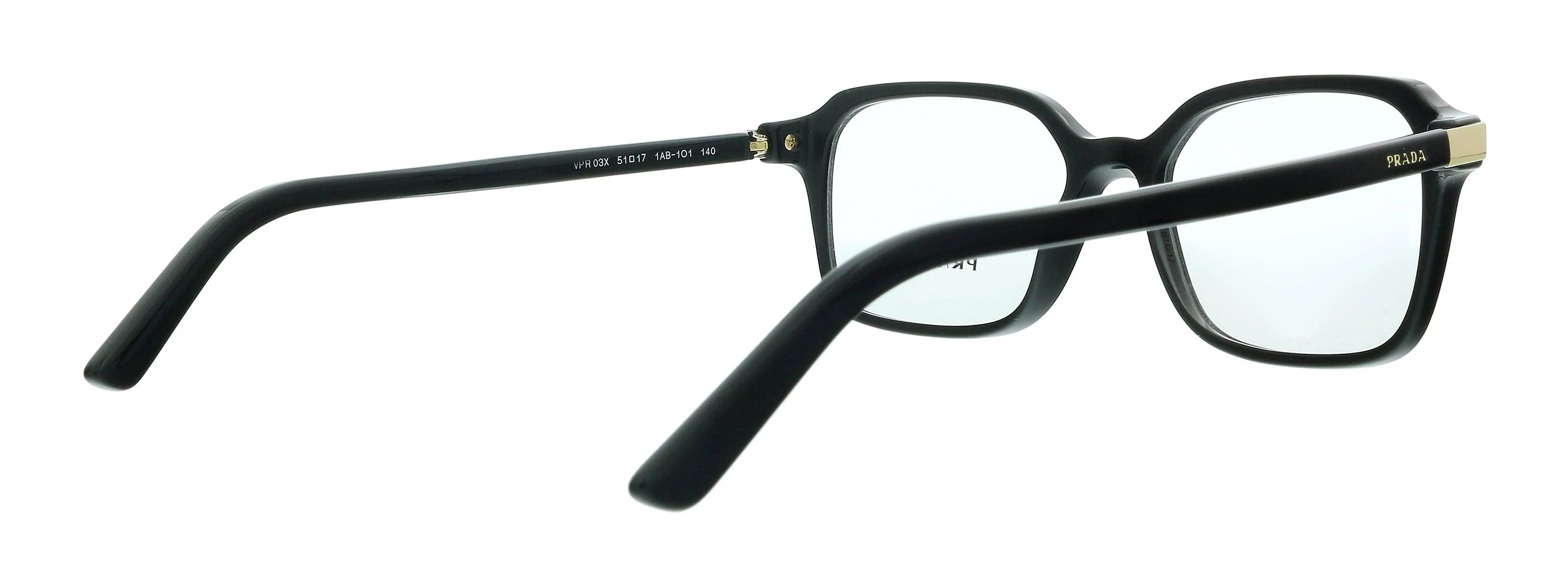 Prada 0PR 03XV 1AB1O1 Medium Havana Square Eyeglasses