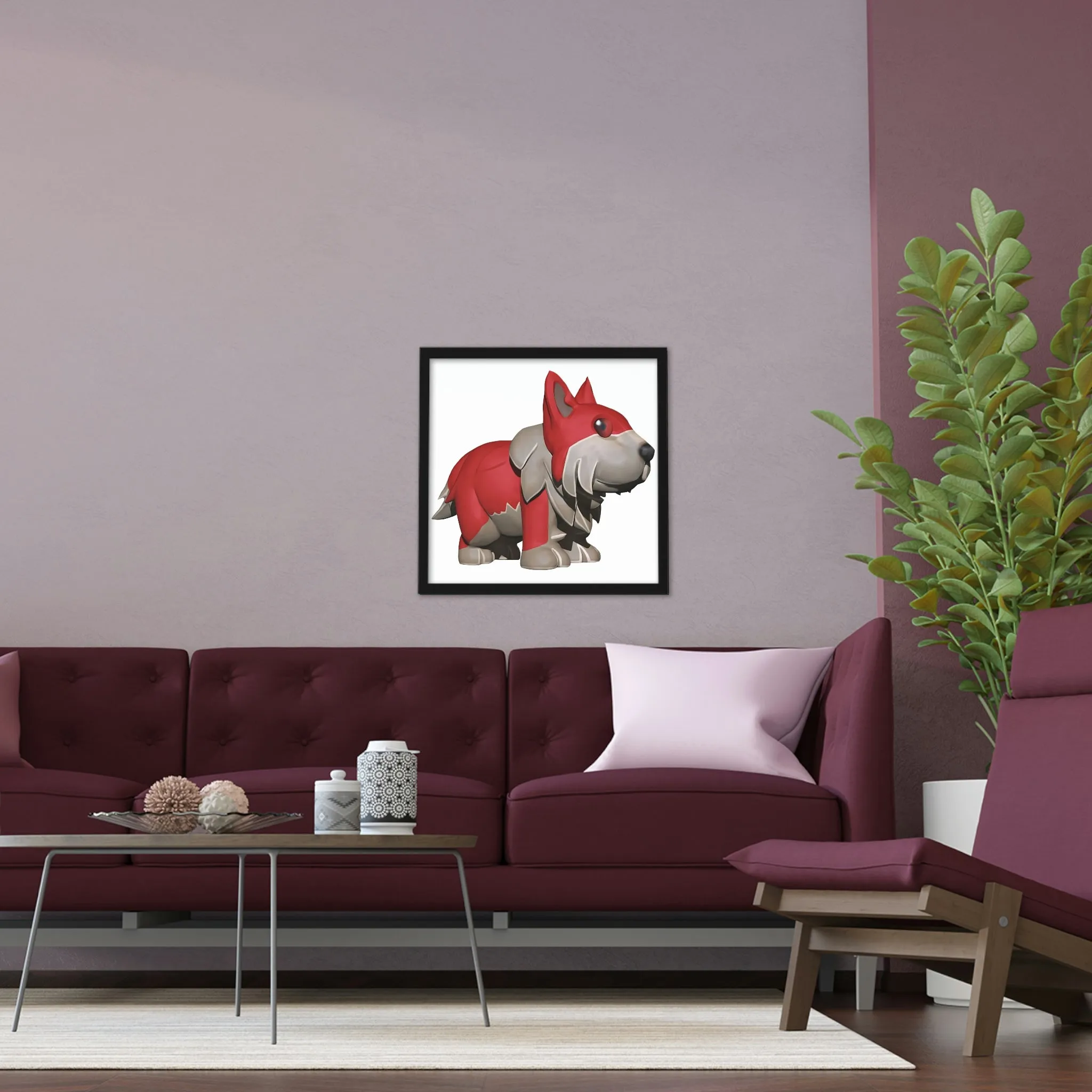 Red Dog Framed Poster