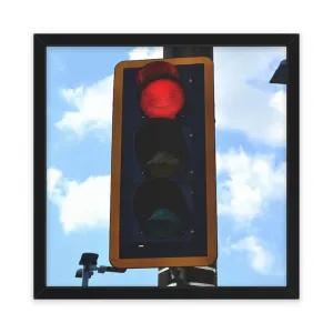 Red Light Framed Poster
