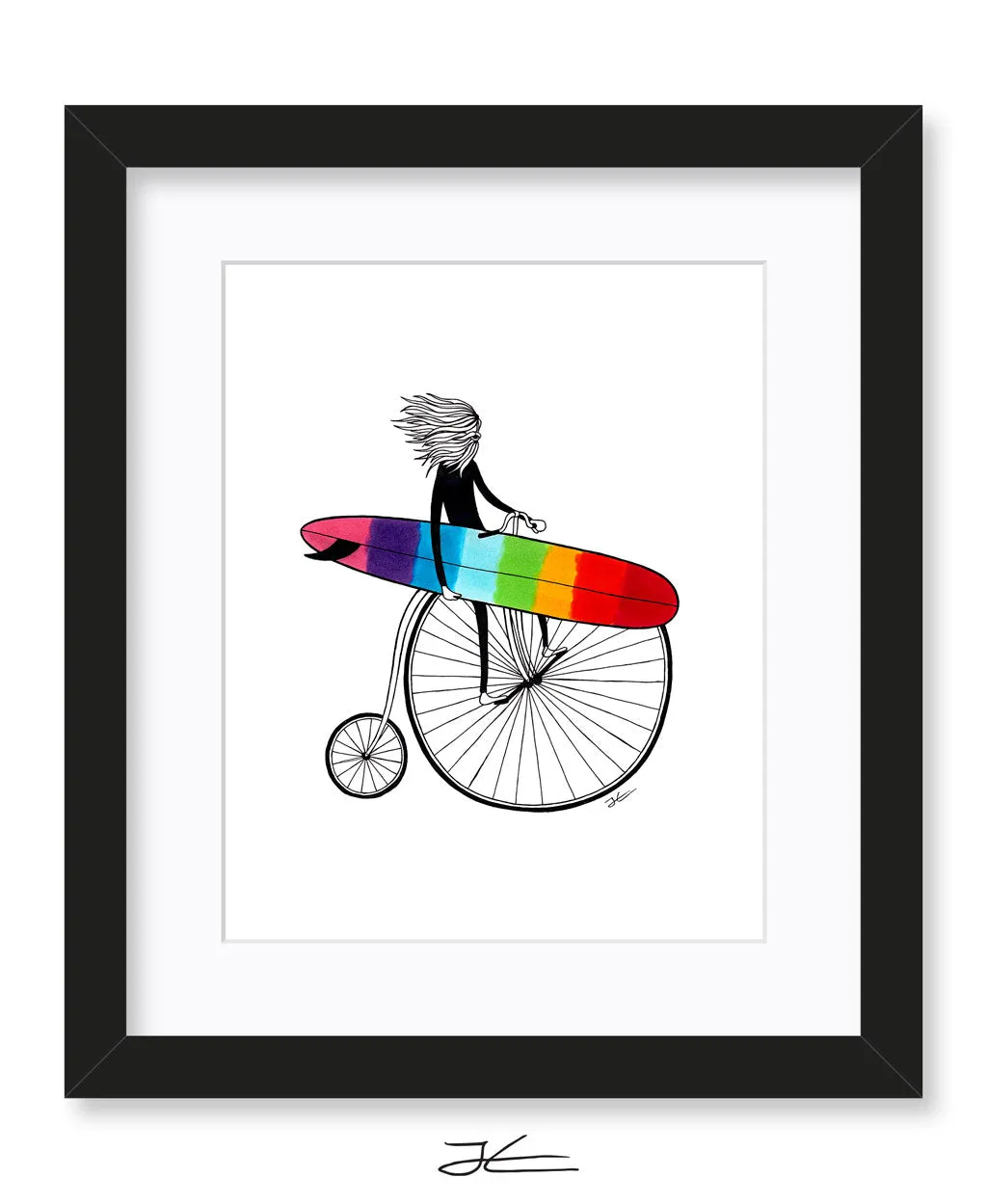 Riding The Rainbow - Print/ Framed Print