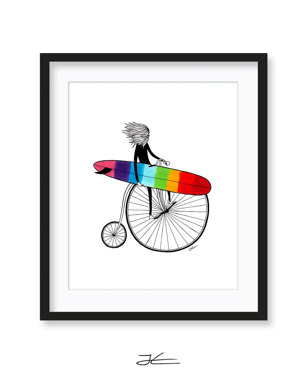 Riding The Rainbow - Print/ Framed Print