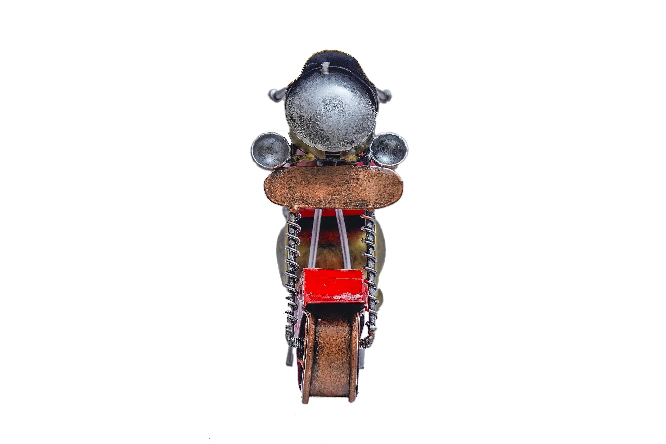 Royal Craft Palace Timeless Journey Iron Metal Retro Bike Table Clock (14x4x8.5 Inch)