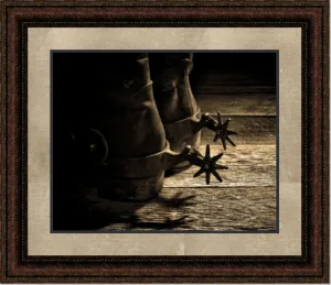 Rustic Spurs | Western Art Canvas or Framed Print | Various Sizes