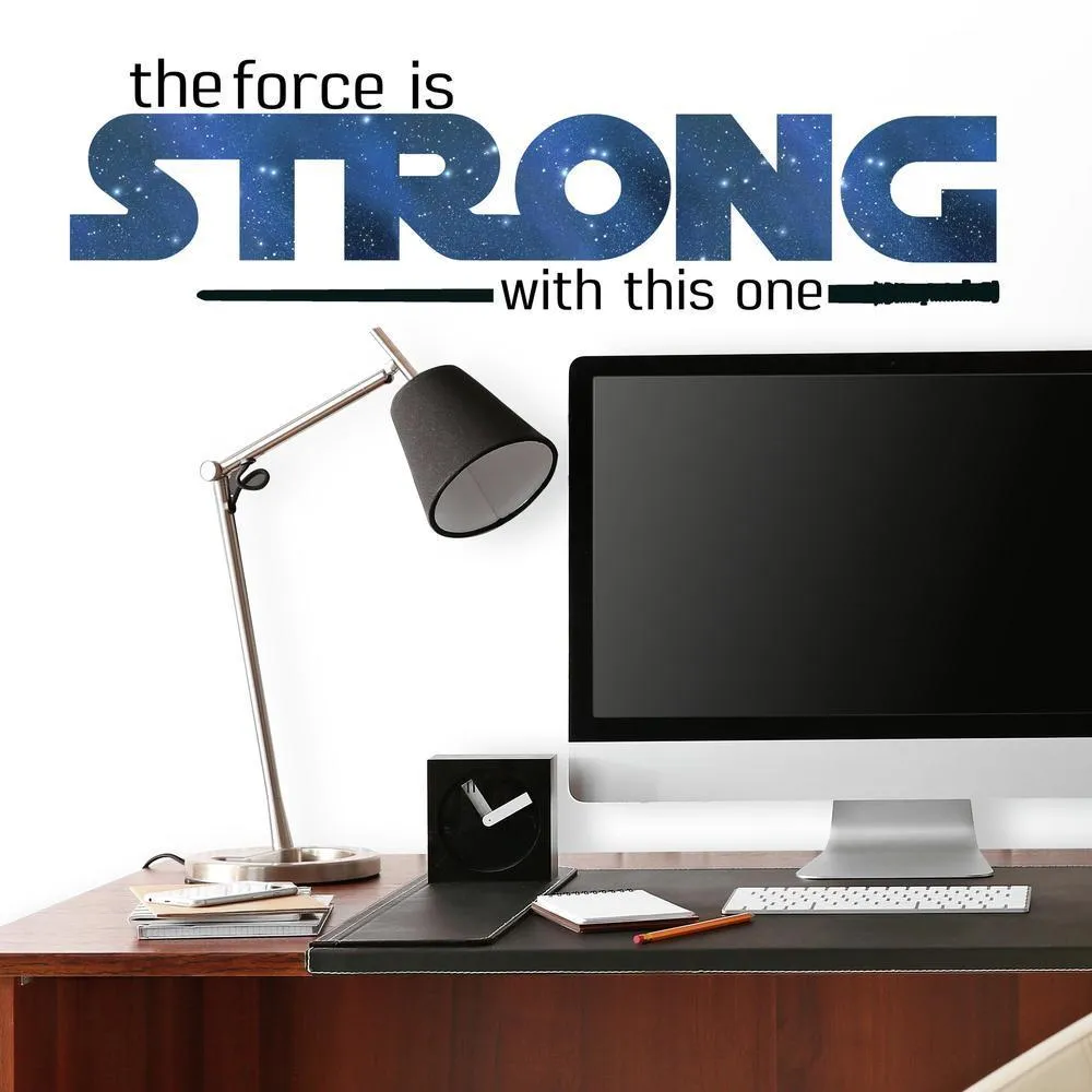 Star Wars Strong Quote Peel and Stick Wall Decals