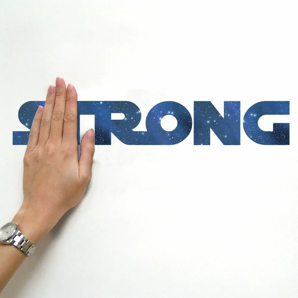 Star Wars Strong Quote Peel and Stick Wall Decals