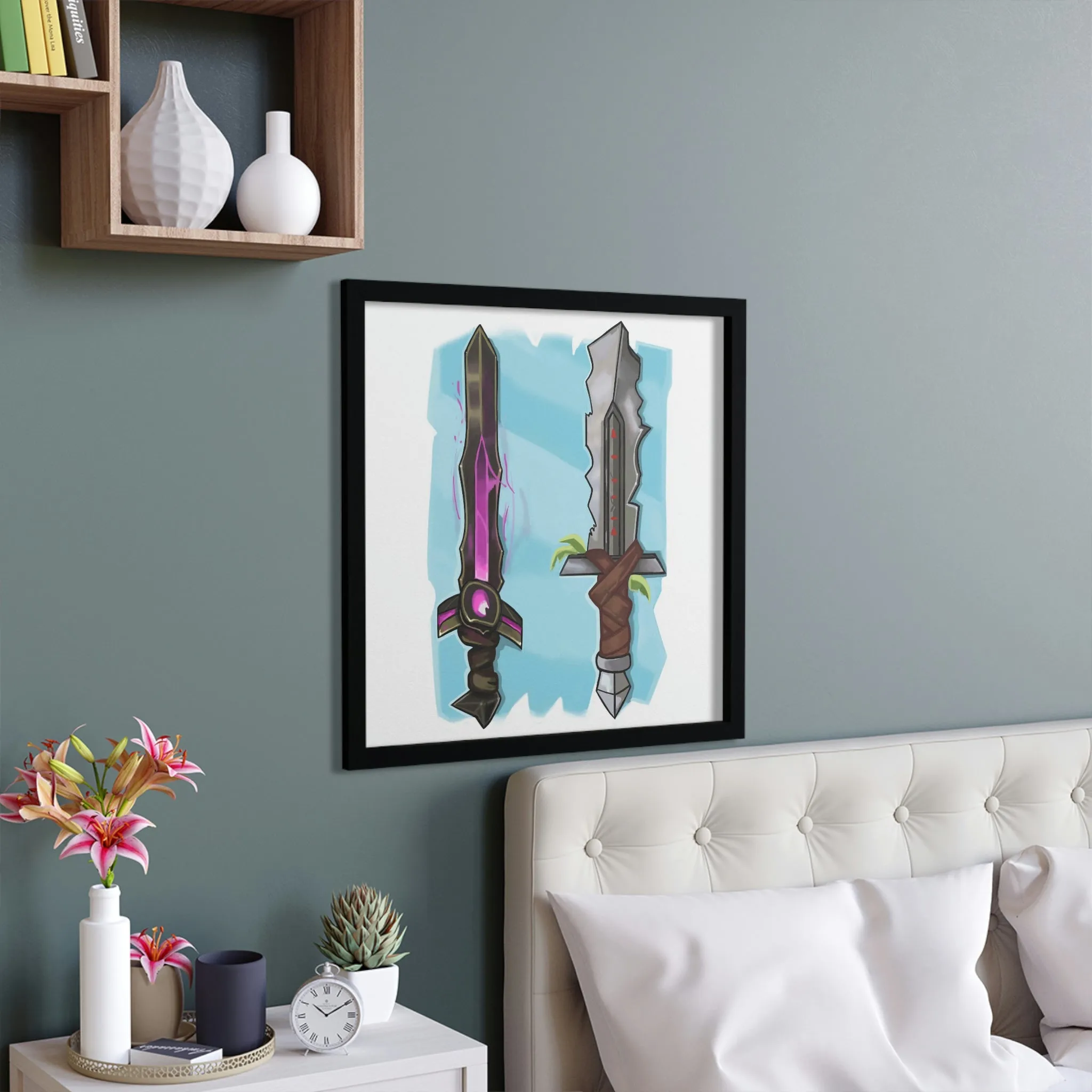 Swords Framed Poster