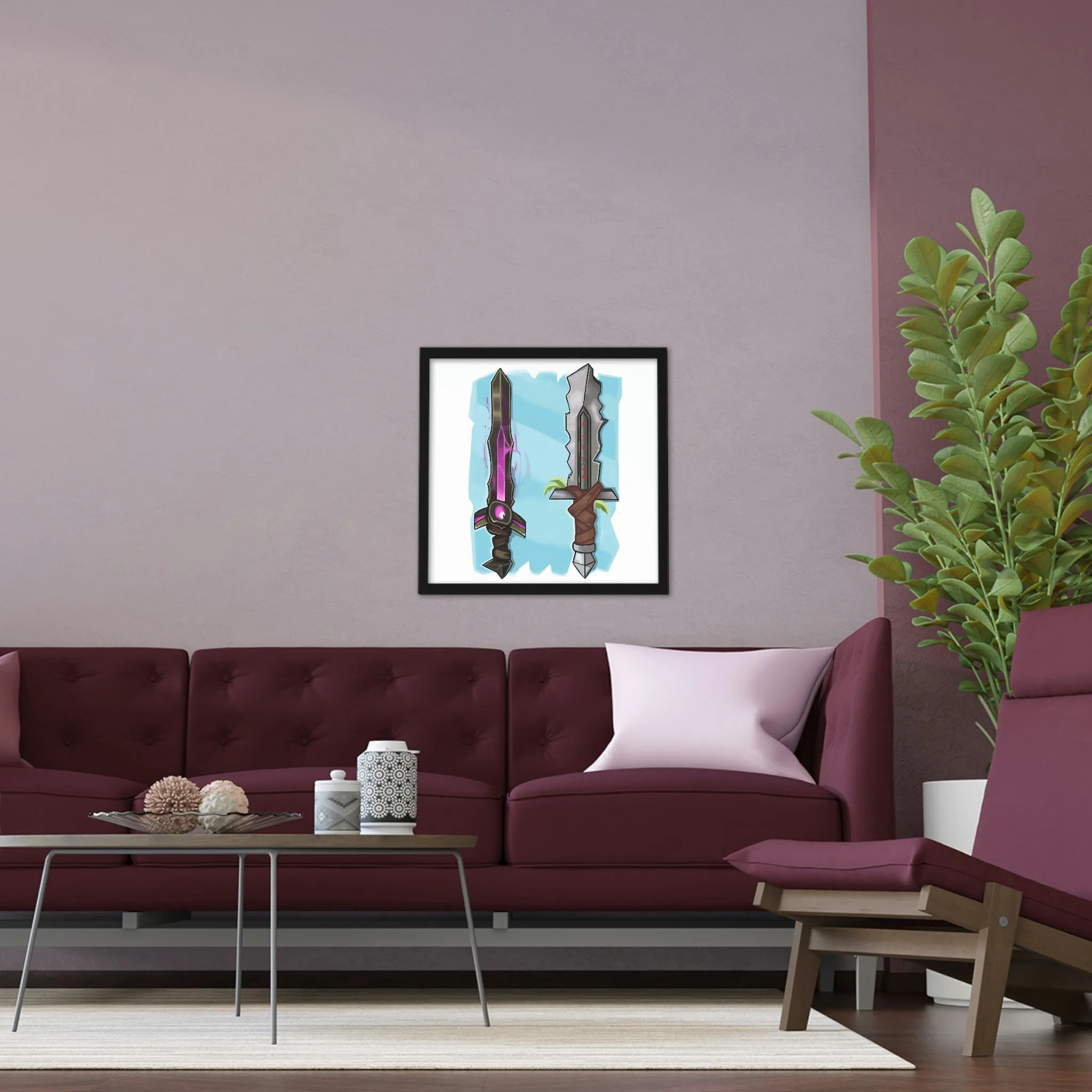 Swords Framed Poster