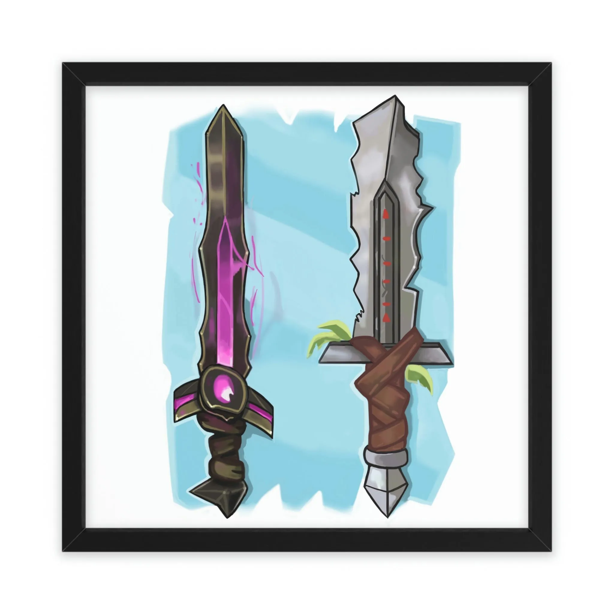 Swords Framed Poster