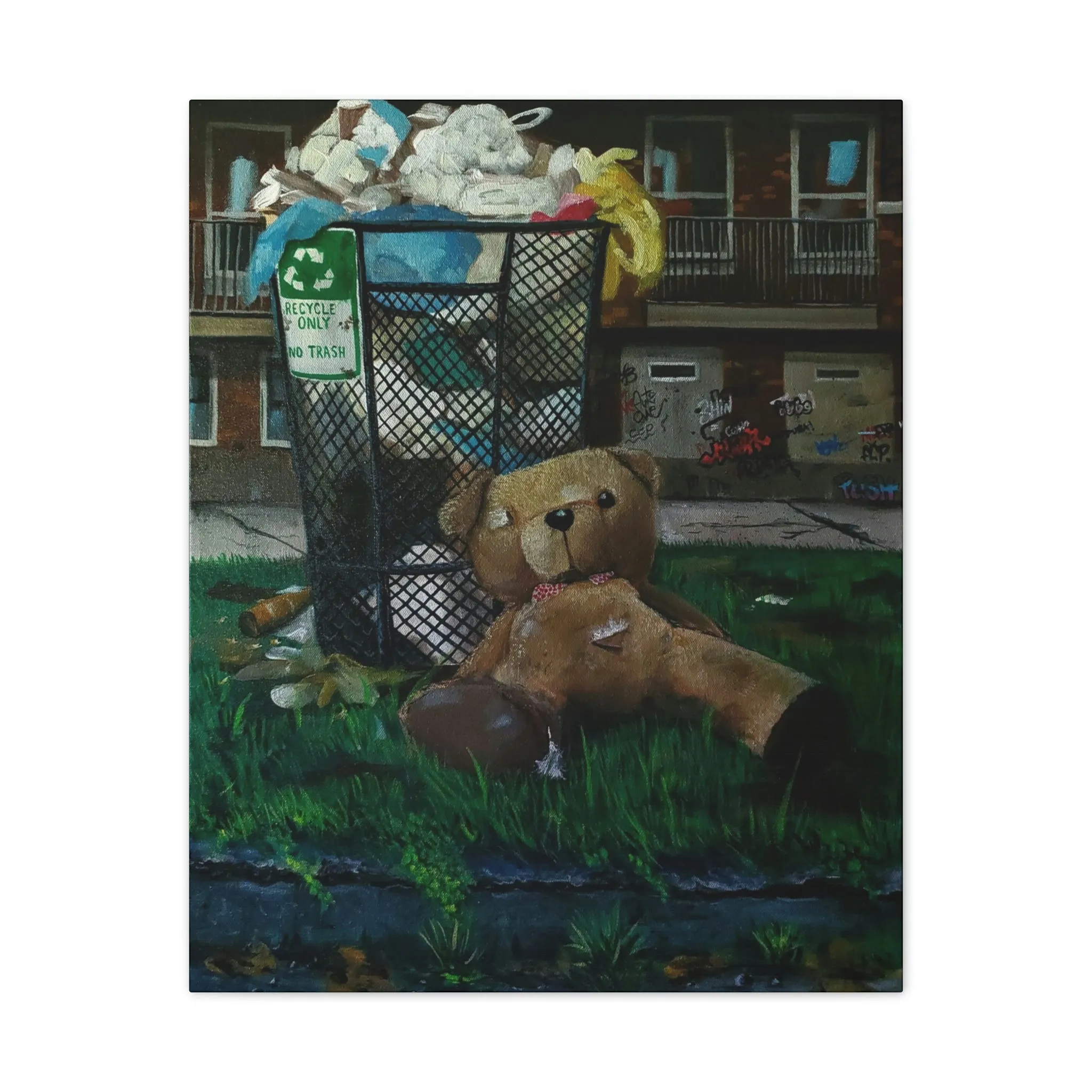 Toys in the Hood #1 Canvas Stretched, 0.75"