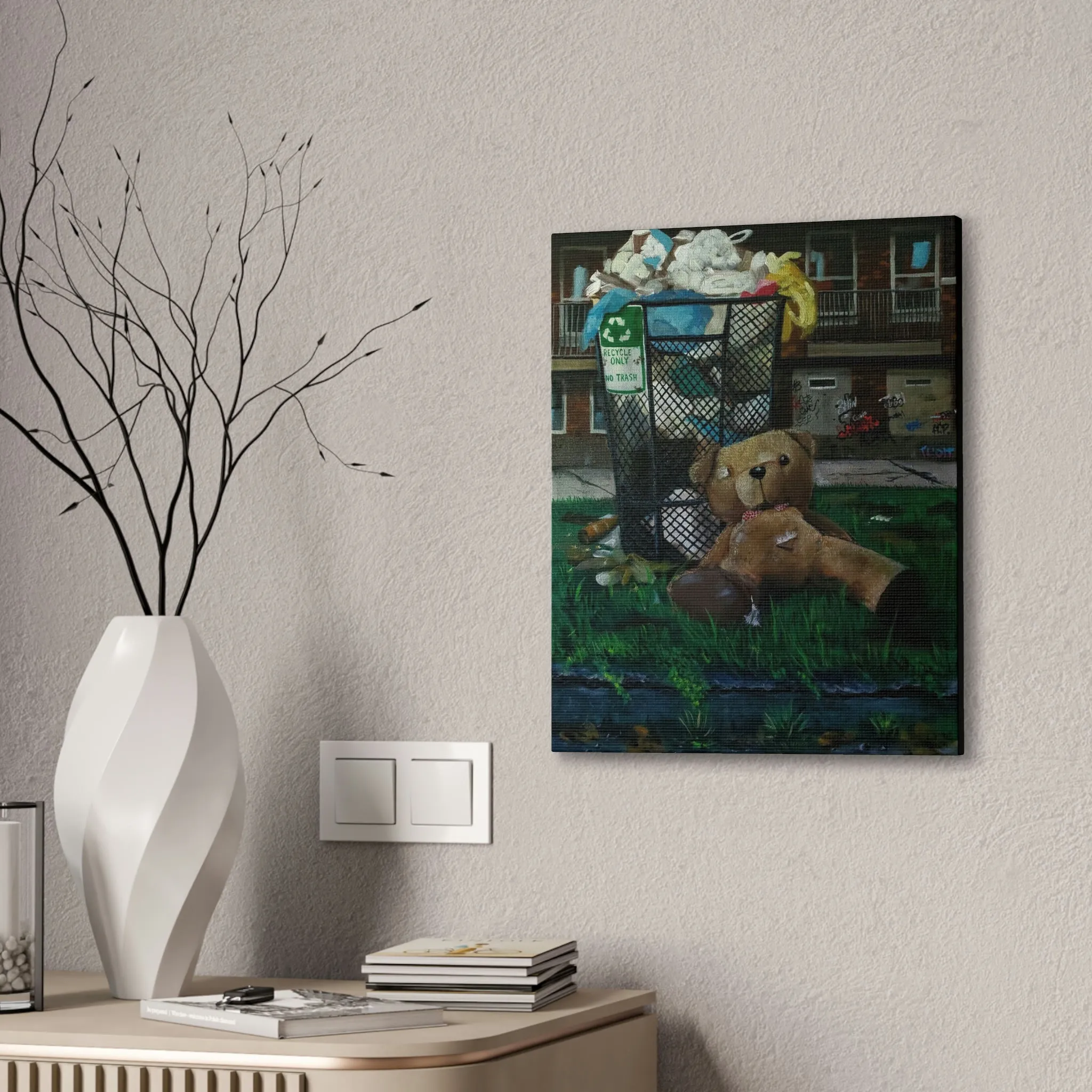 Toys in the Hood #1 Canvas Stretched, 0.75"