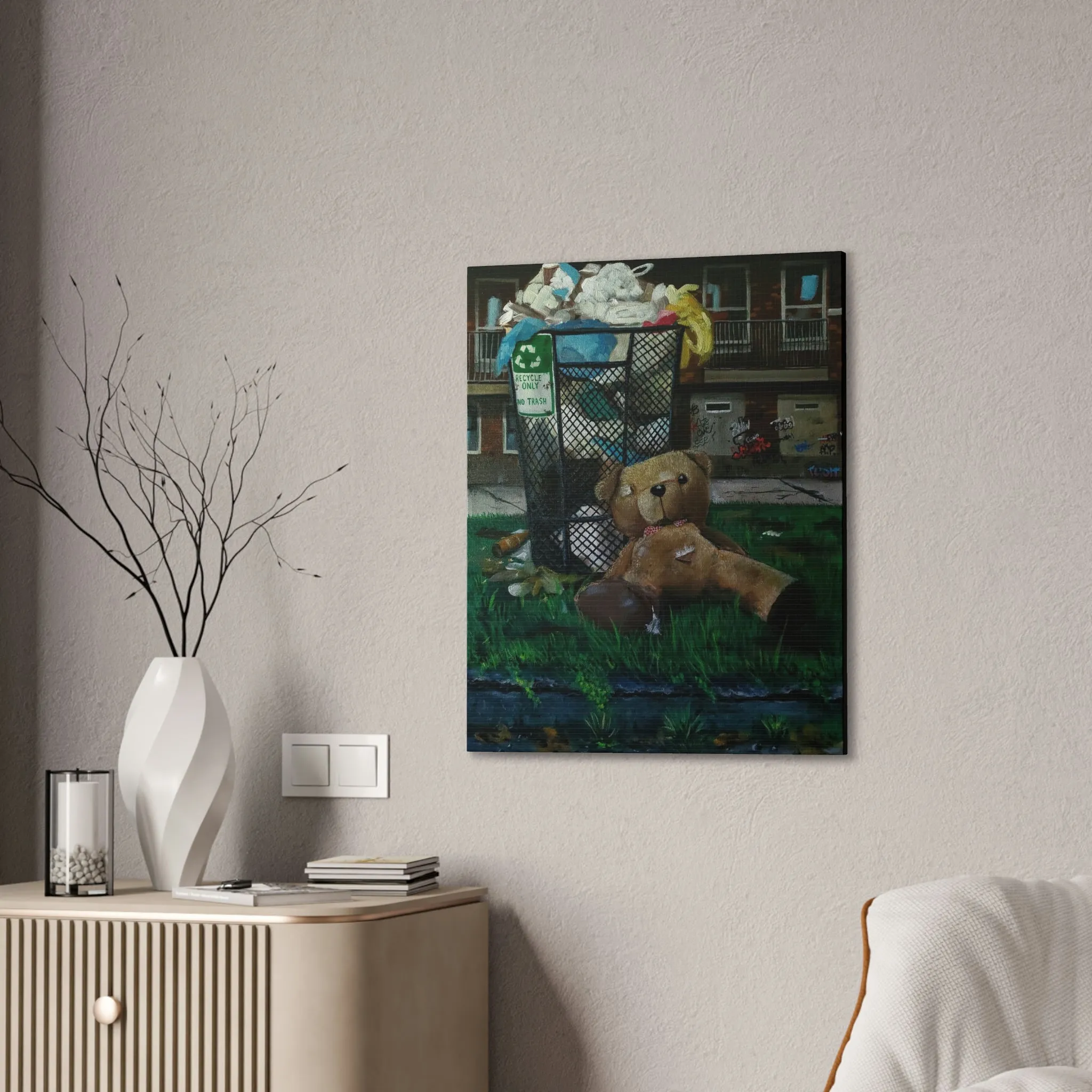 Toys in the Hood #1 Canvas Stretched, 0.75"