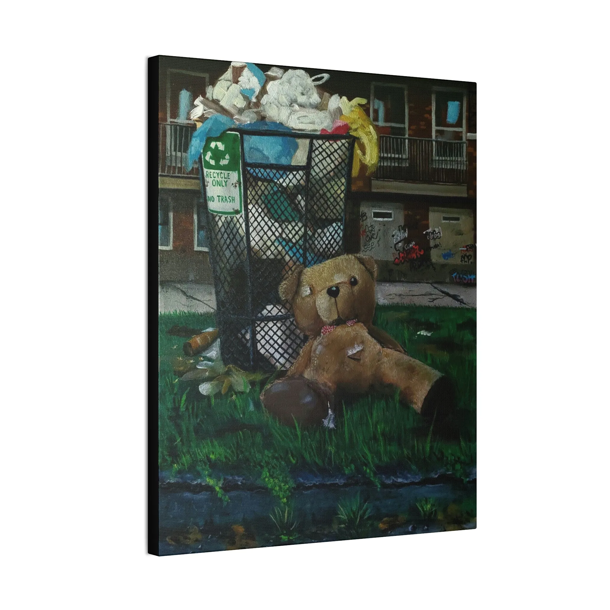 Toys in the Hood #1 Canvas Stretched, 0.75"