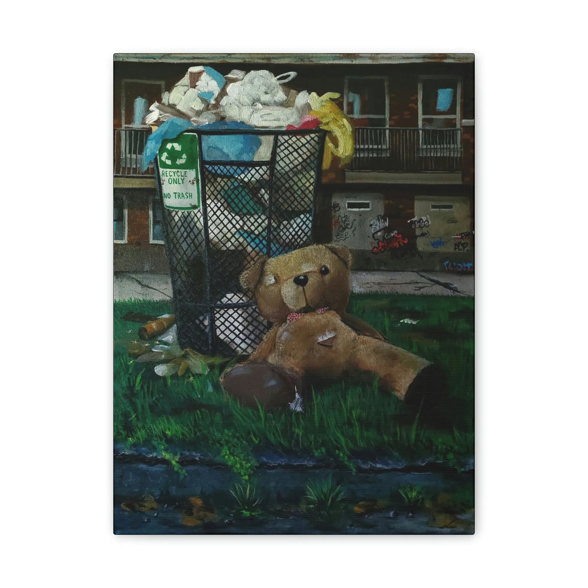 Toys in the Hood #1 Canvas Stretched, 0.75"