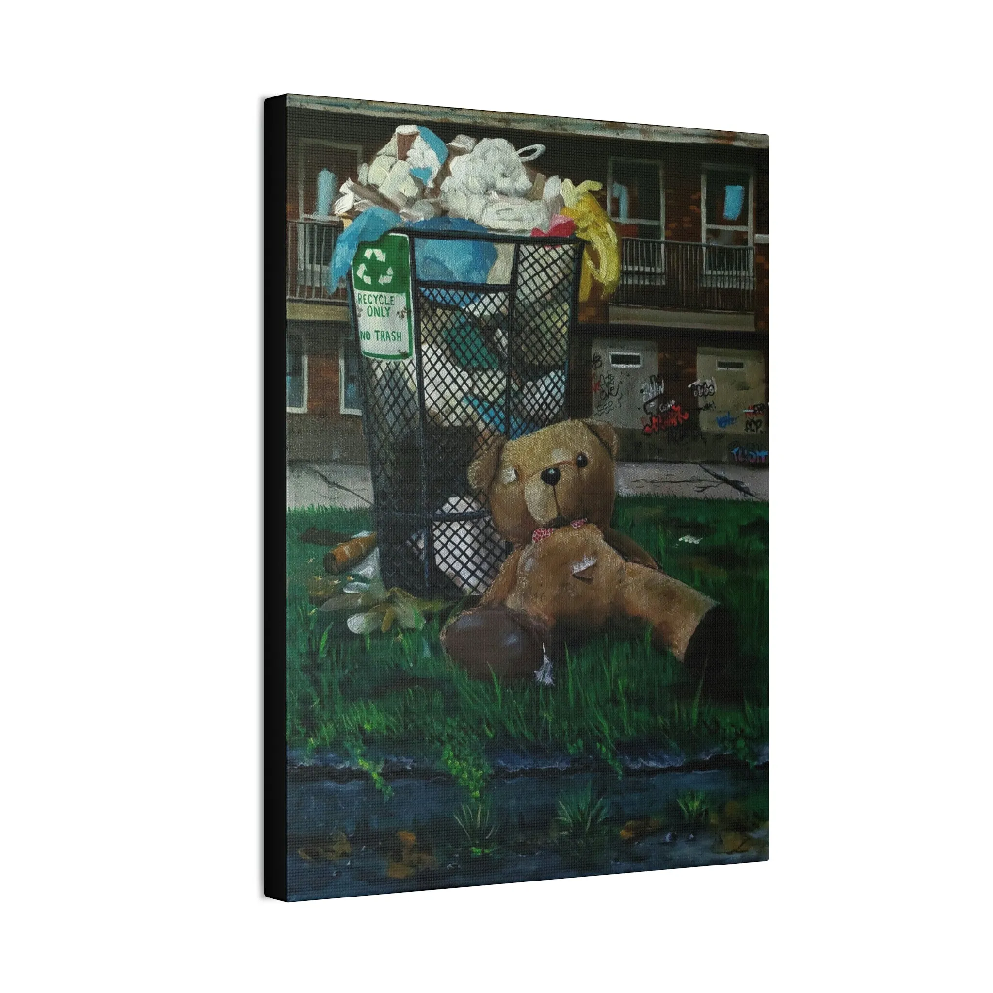 Toys in the Hood #1 Canvas Stretched, 0.75"
