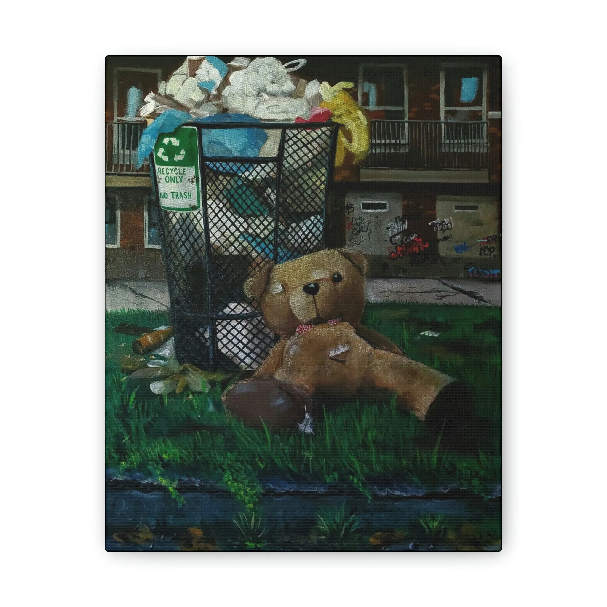 Toys in the Hood #1 Canvas Stretched, 0.75"