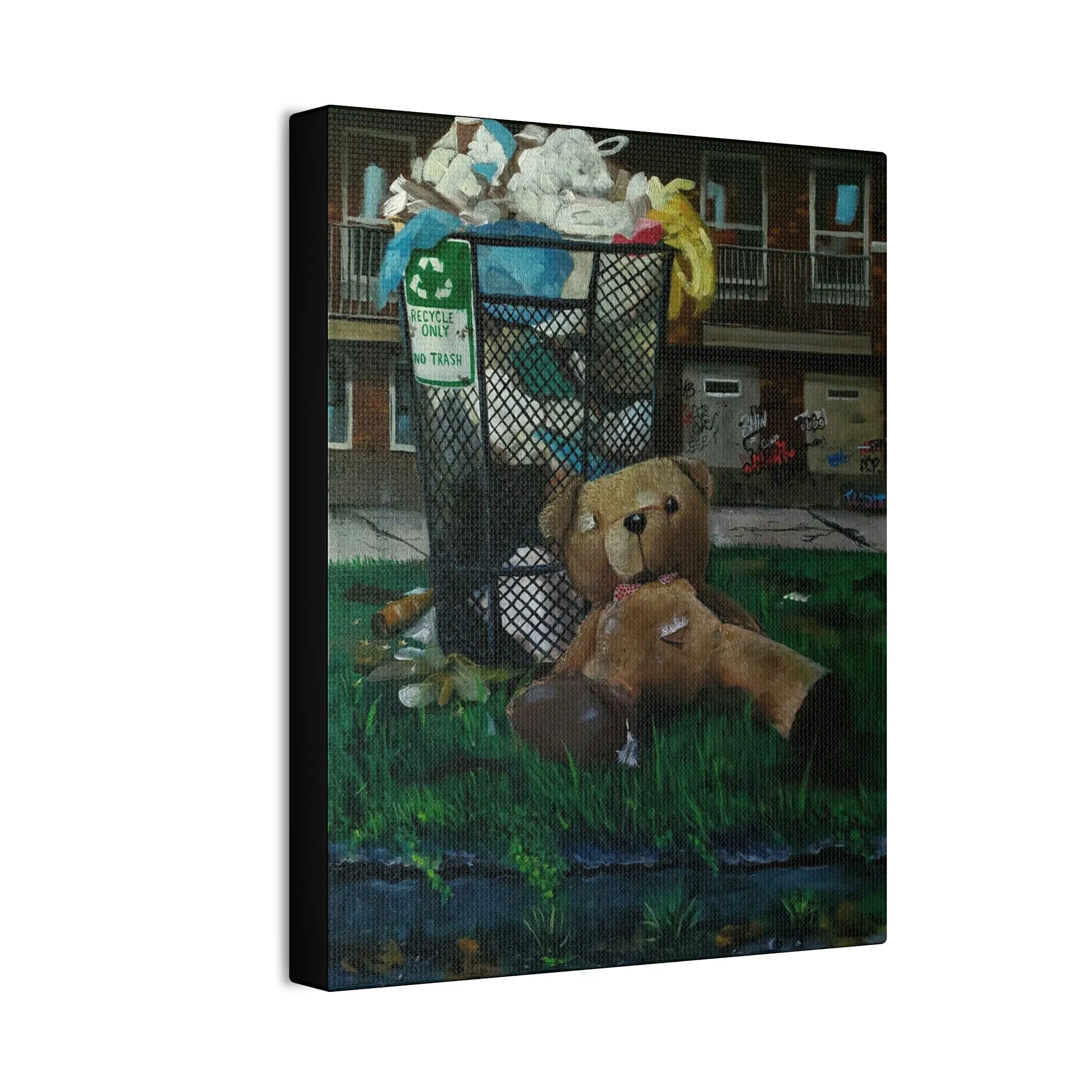 Toys in the Hood #1 Canvas Stretched, 0.75"