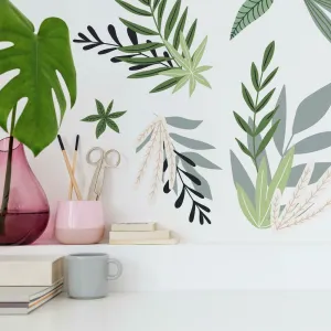 Tropical Leaves Peel and Stick Wall Decals