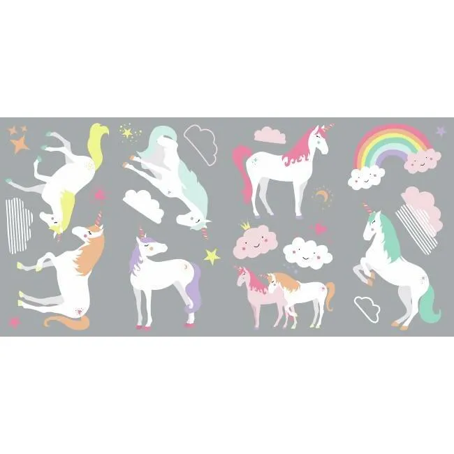 Unicorn Magic Peel and Stick Wall Decals