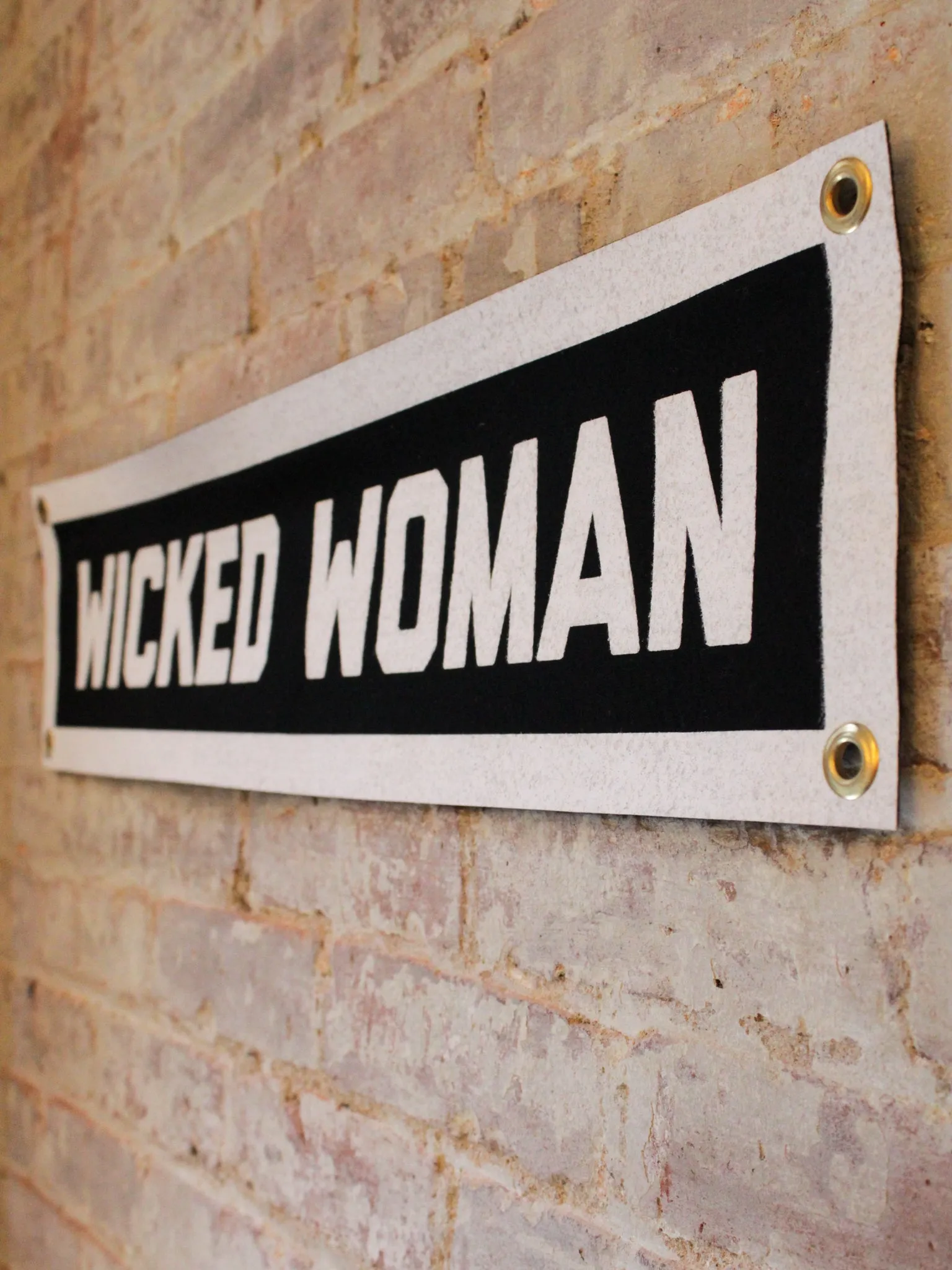 Wicked Woman Champion Banner